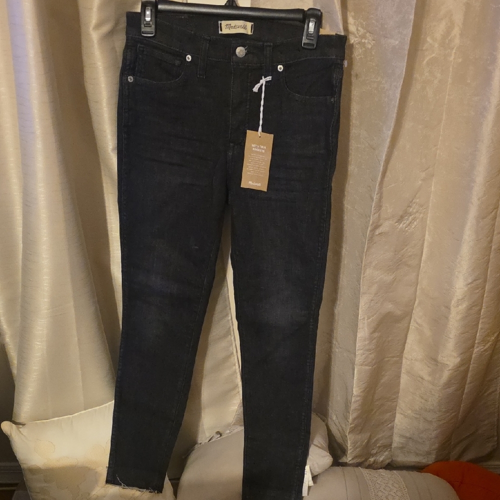 Madewell Women's Dark Wash Skinny Jeans
